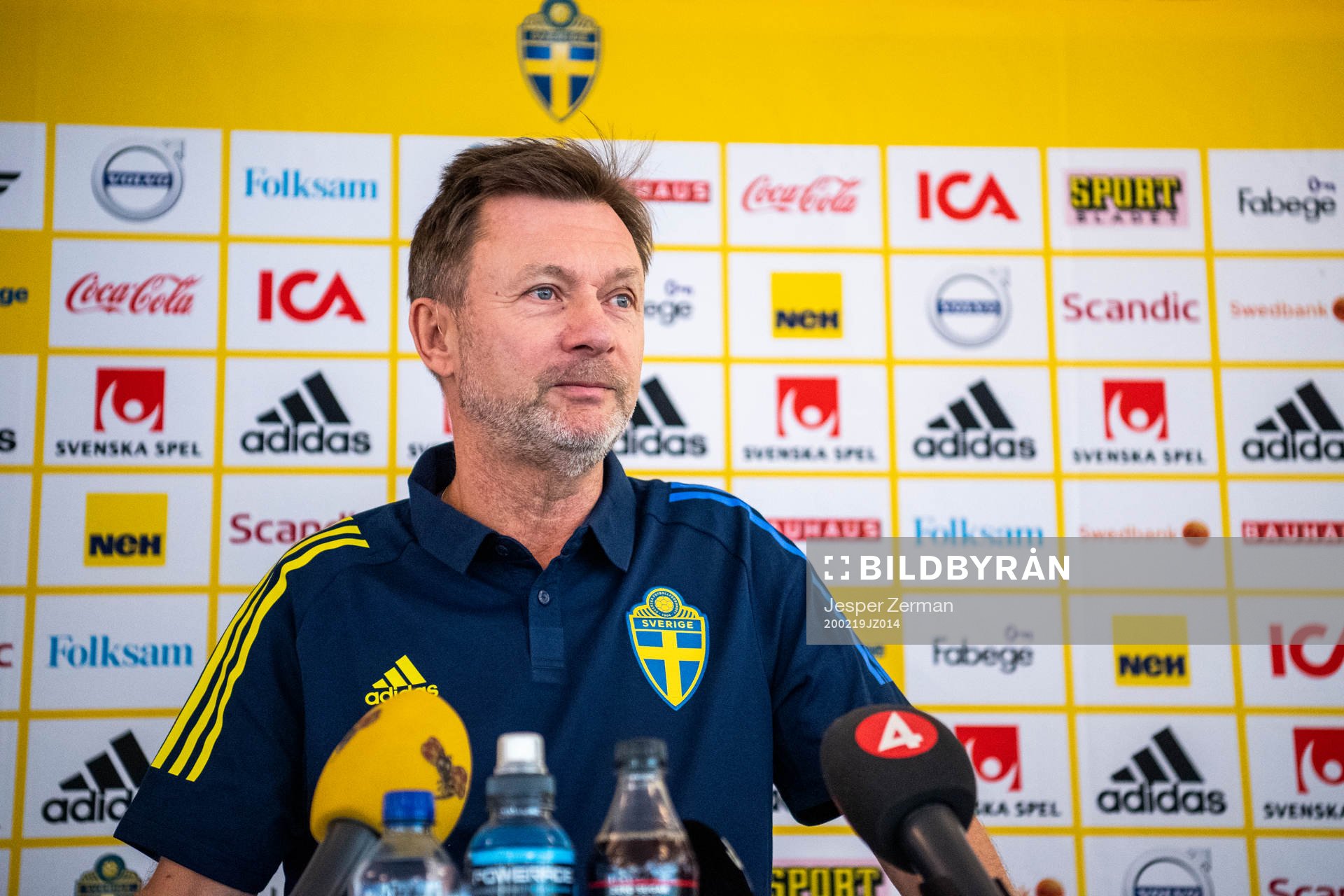 Svenska damlandslagets förbundskapten Peter Gerhardsson