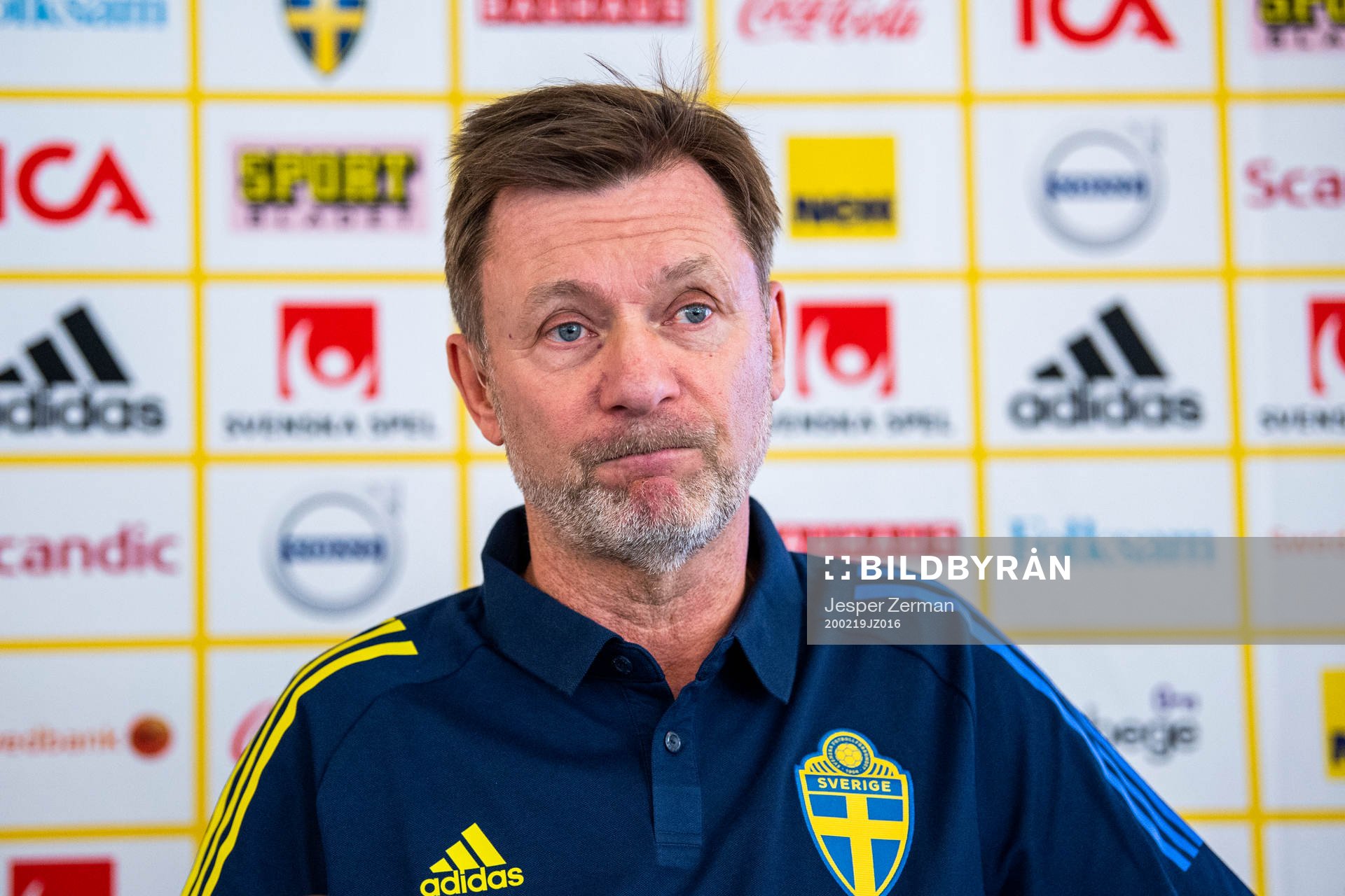 Svenska damlandslagets förbundskapten Peter Gerhardsson
