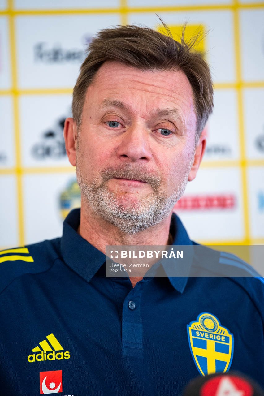 Svenska damlandslagets förbundskapten Peter Gerhardsson