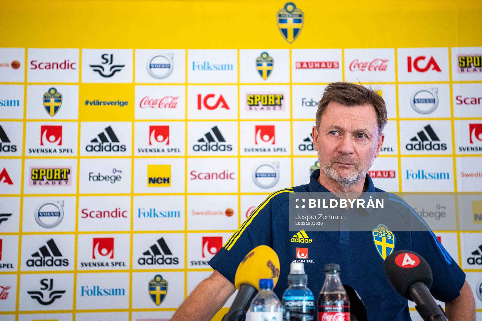 Svenska damlandslagets förbundskapten Peter Gerhardsson