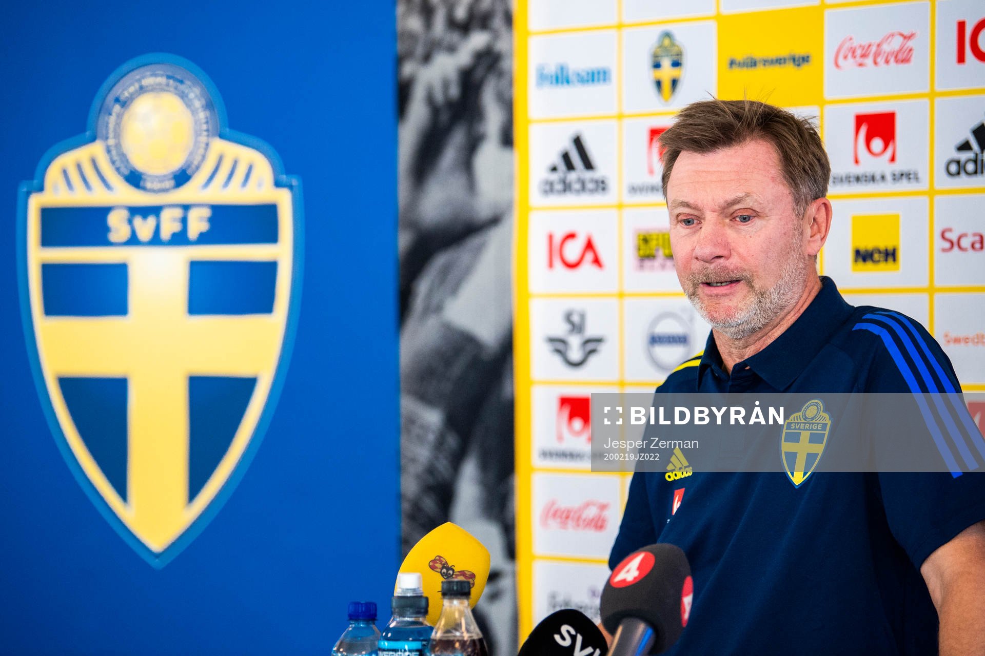 Svenska damlandslagets förbundskapten Peter Gerhardsson