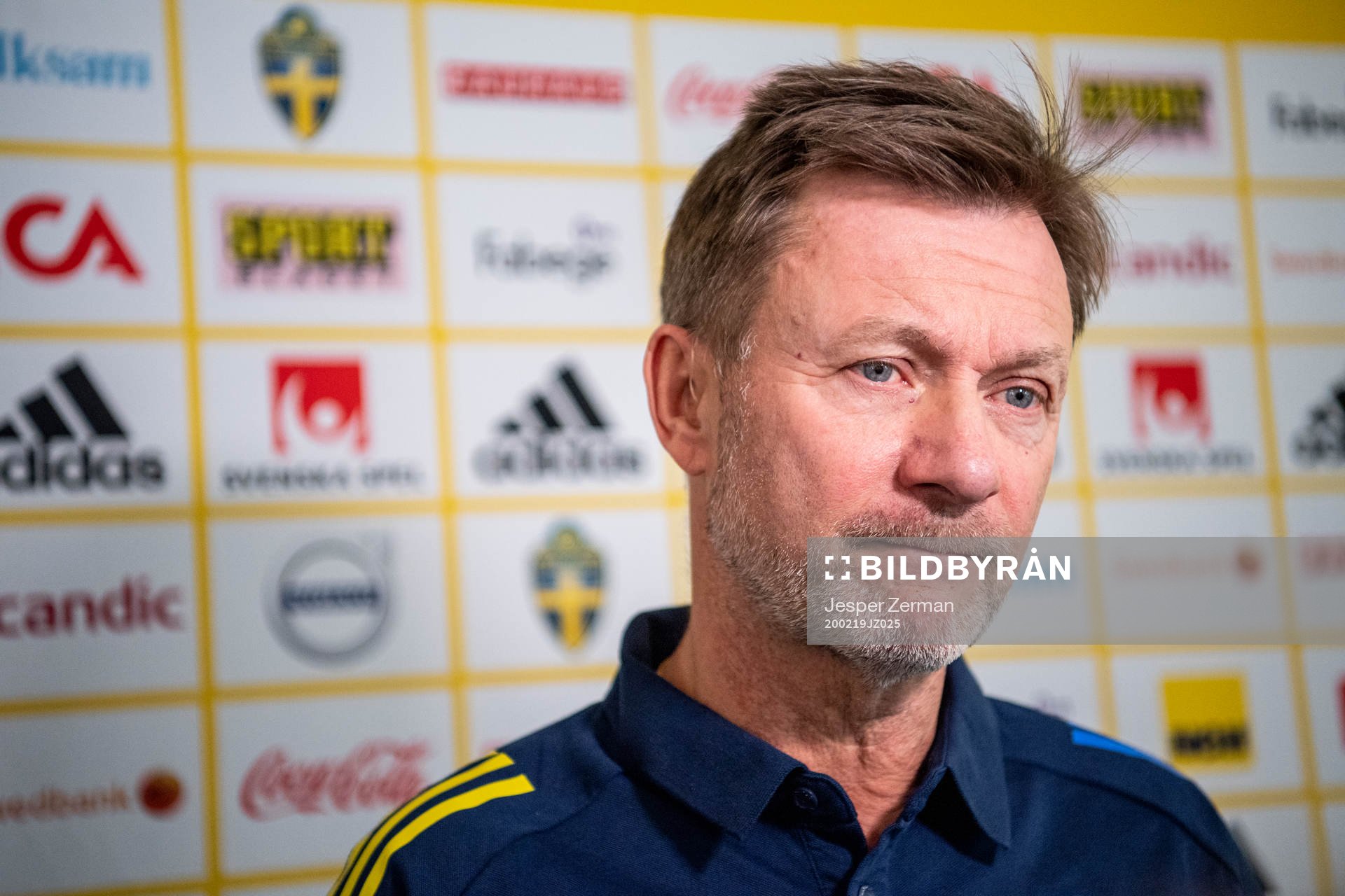 Svenska damlandslagets förbundskapten Peter Gerhardsson