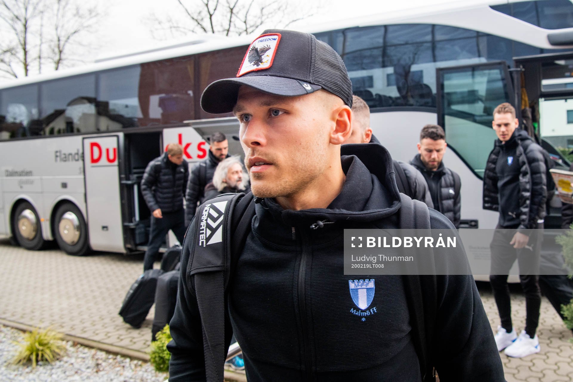 Arnór Traustason arrives at the hotel