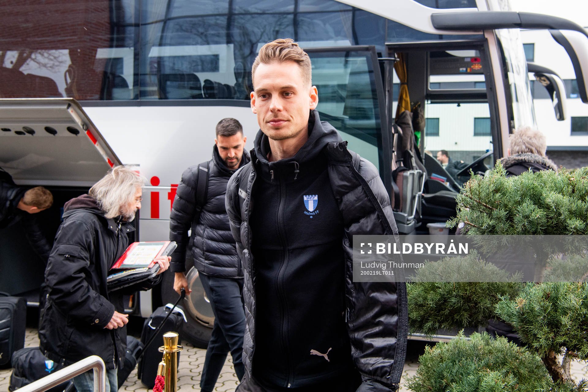 Daniel Bäckström, assistant coach of Malmö FF  arrives
