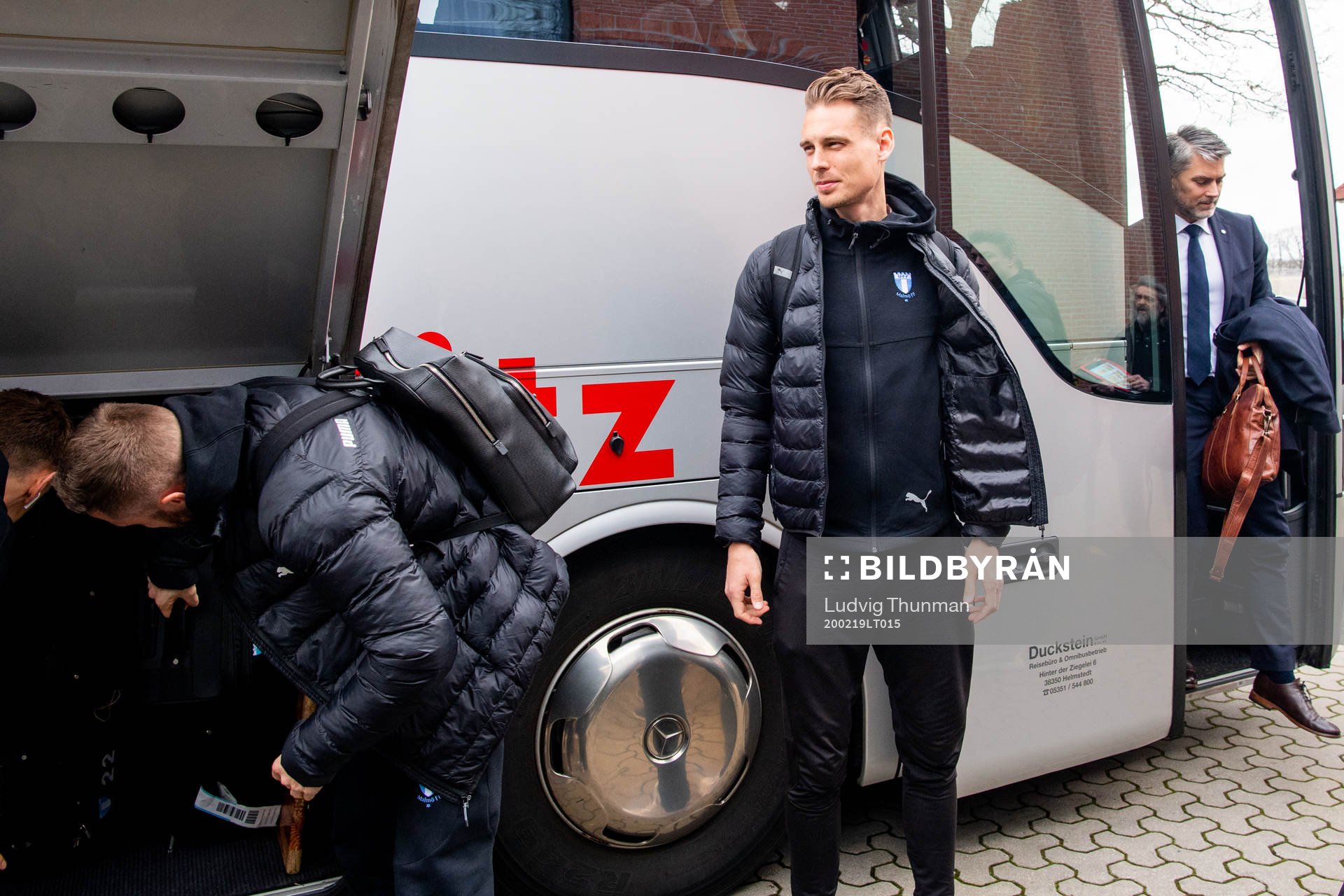 Daniel Bäckström, assistant coach of Malmö FF arrives at