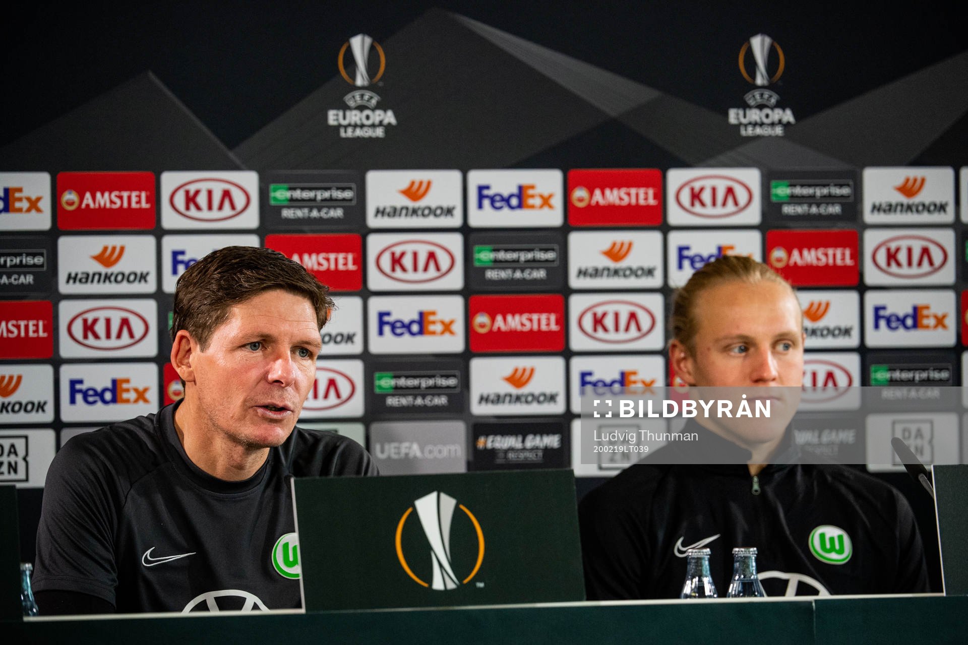 Head coach Oliver Glaser and Xaver Schlager