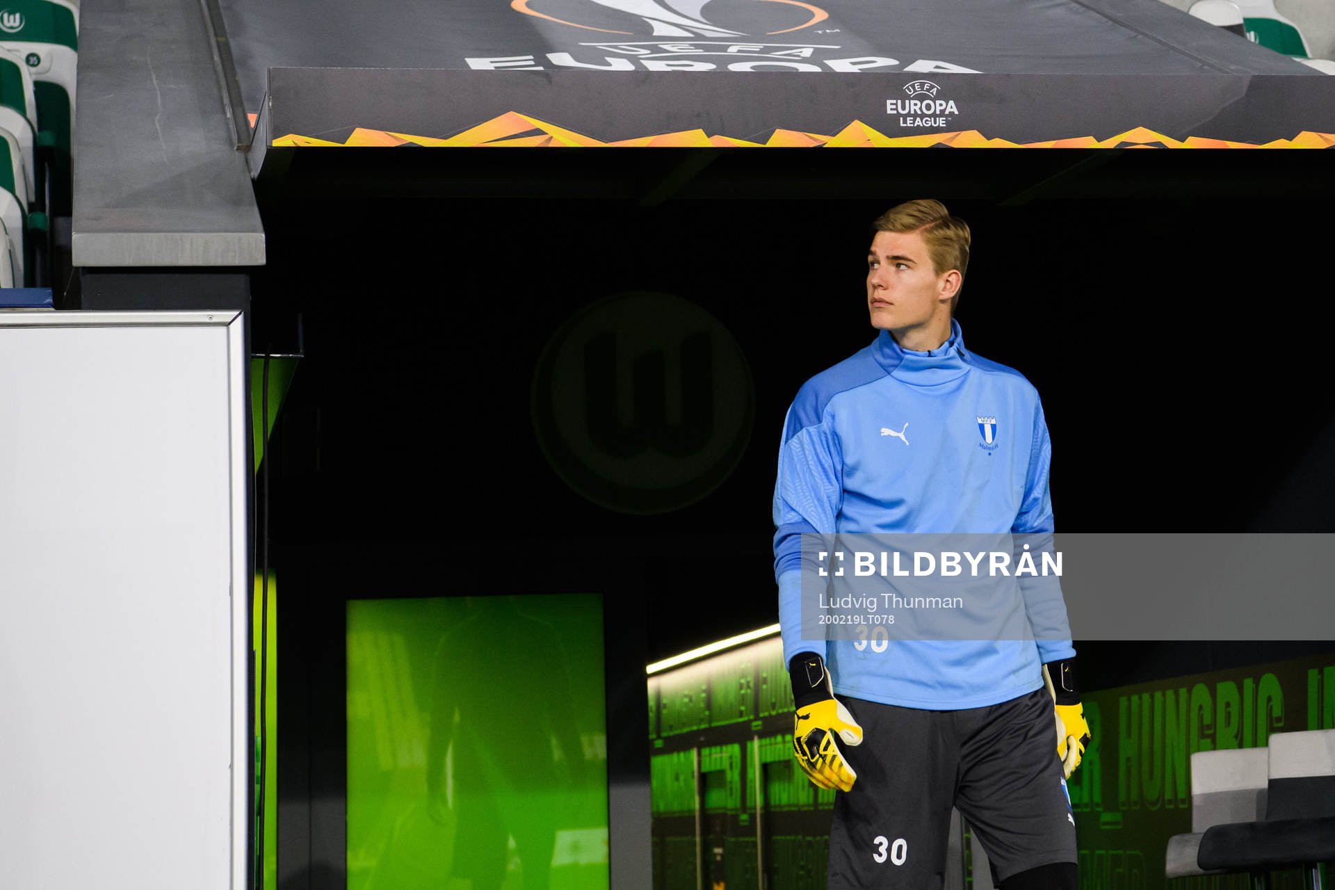 Goalkeeper Mathias Nilsson