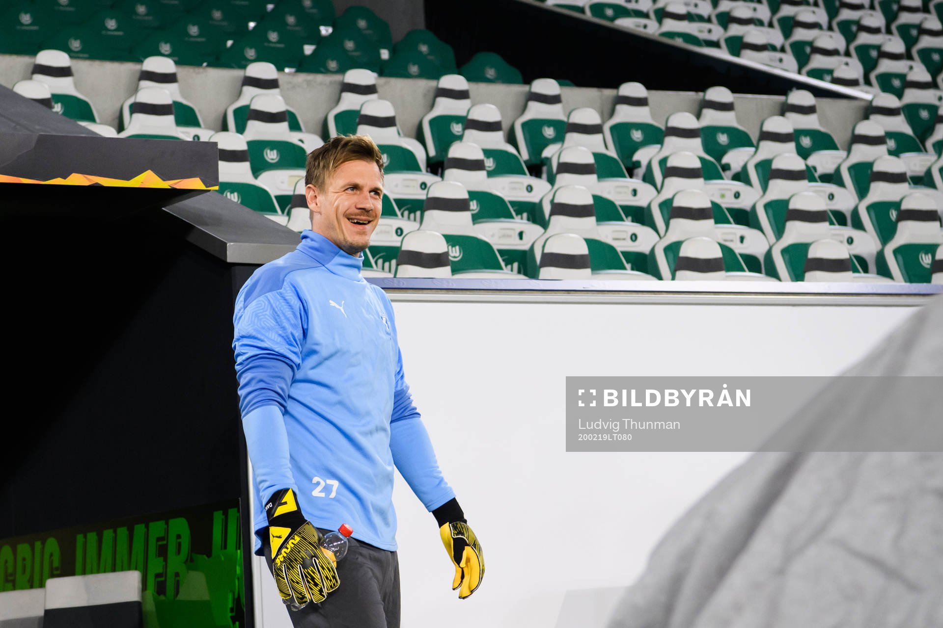 Goalkeeper Johan Dahlin