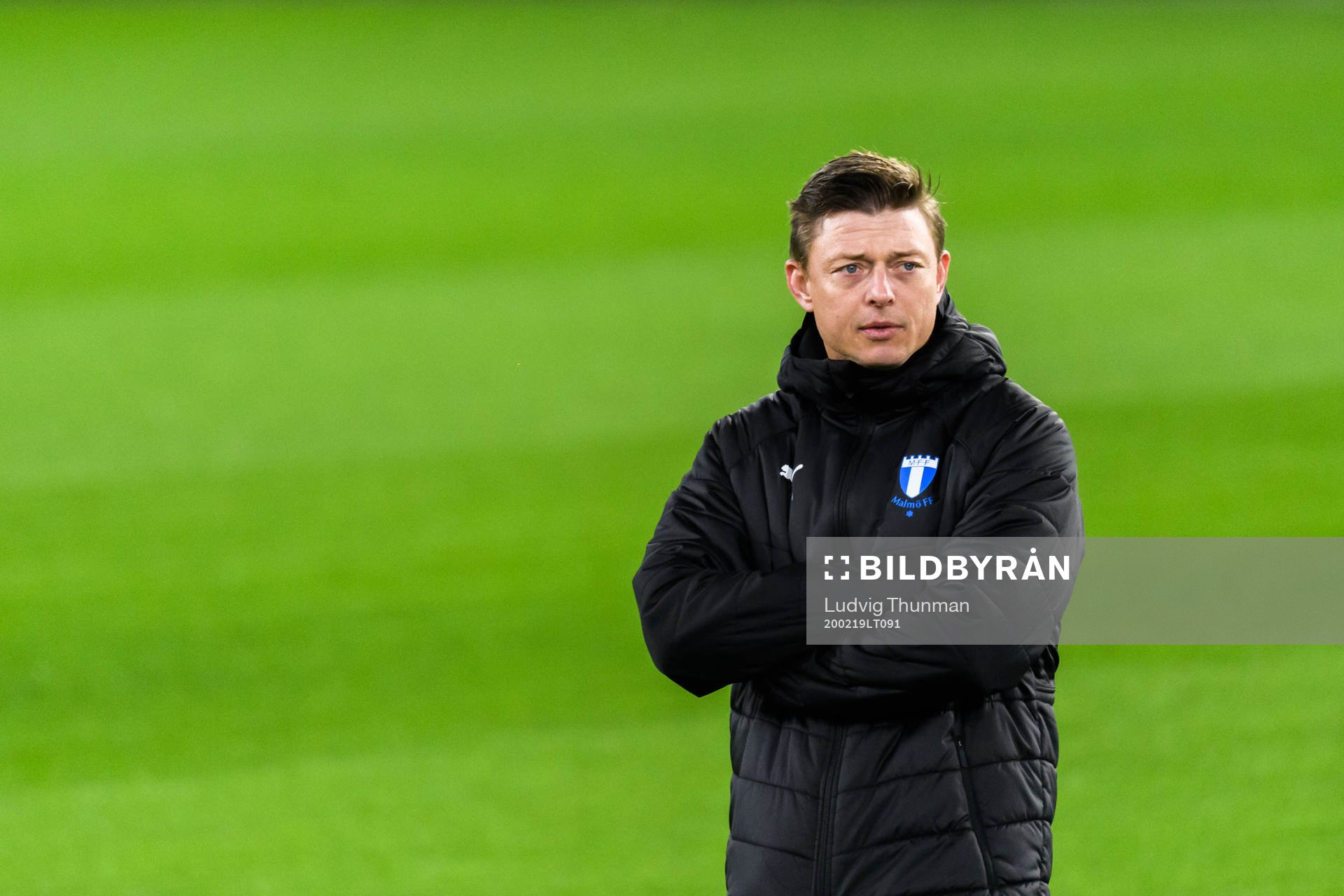 Jon Dahl Tomasson, head coach during a practice with Malmö FF ahead of their Europa League match against Wolfsburg on February 19, 2020 in Wolfsburg.