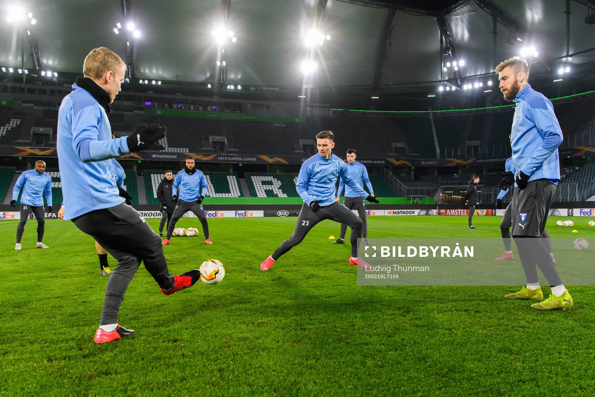 Oscar Lewicki, Marcus Antonsson and Rasmus Bengtsson