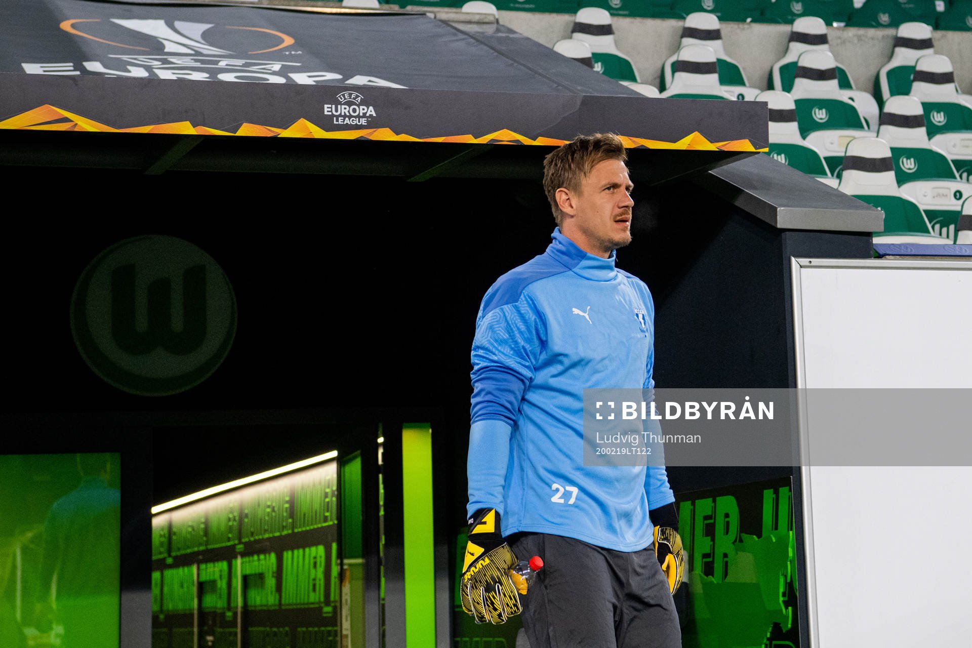 Goalkeeper Johan Dahlin