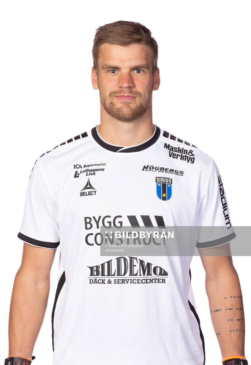 Sirius målvakt Lukas Jonsson