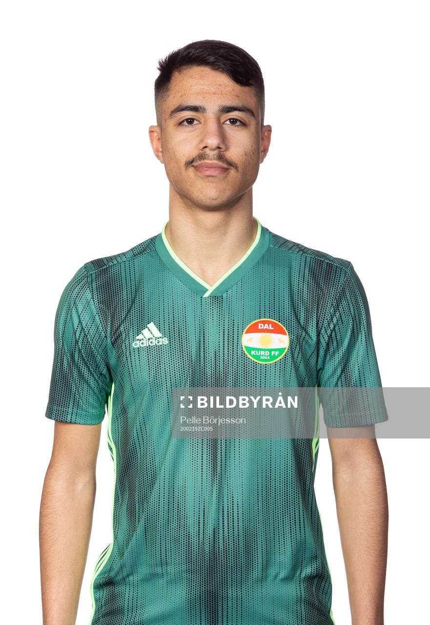 Dalkurds Arash Motaraghebjafarpour poserar för ett porträtt den 19 februari 2020 i Uppsala.