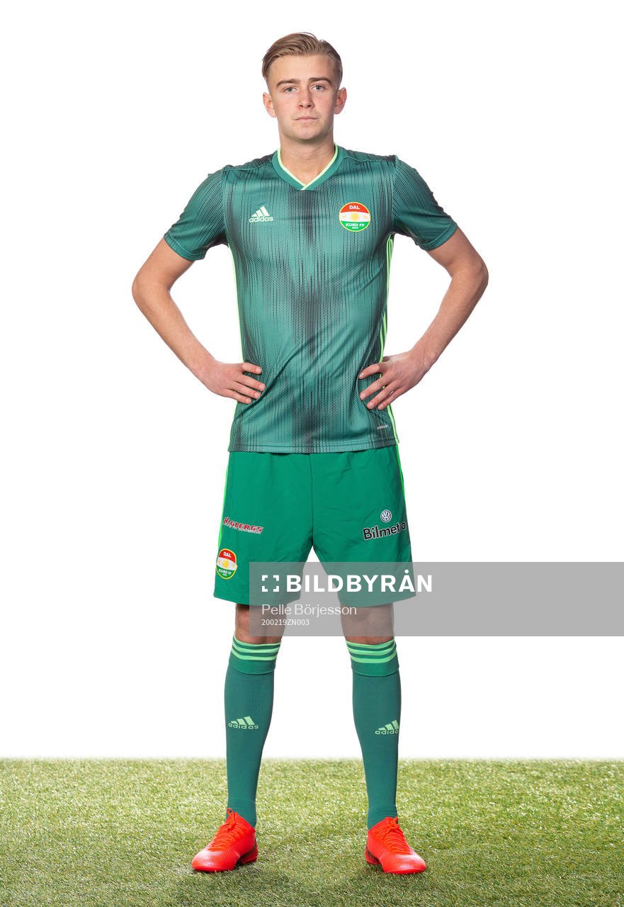 Dalkurds Julius Brekkan poserar för ett porträtt den 19 februari 2020 i Uppsala.
