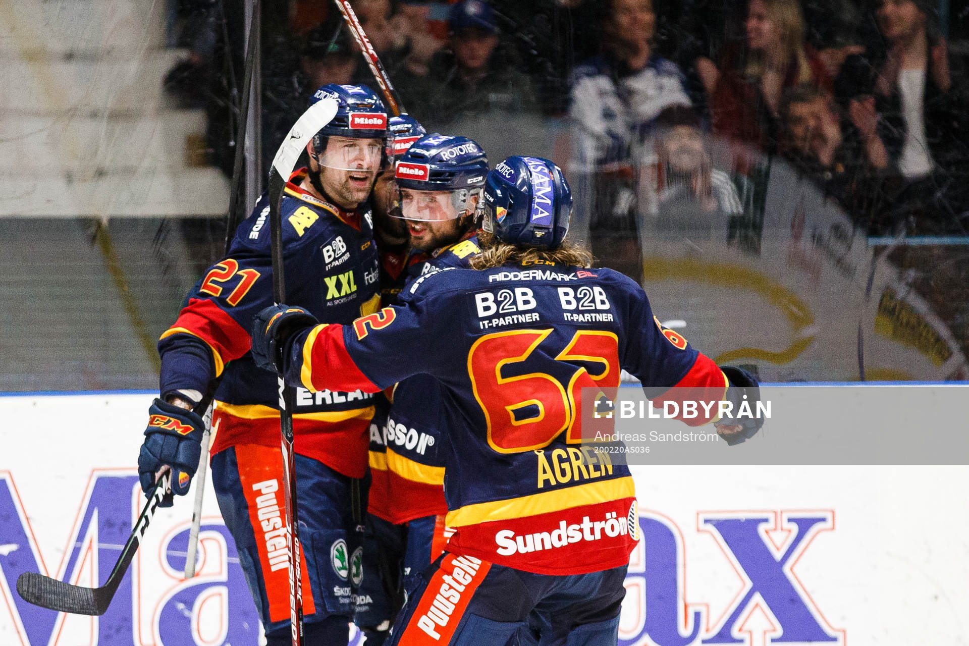Djurgårdens Patrik Berglund jublar