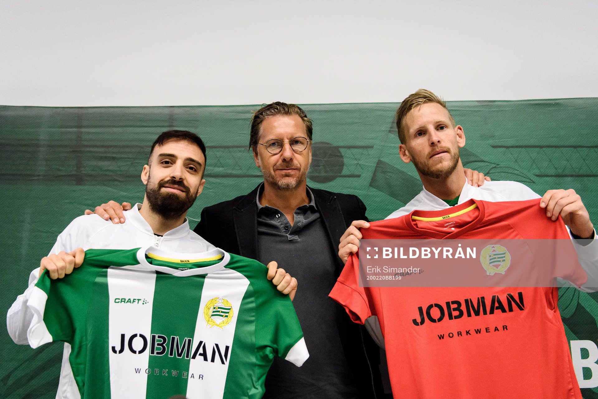 Hammarbys sportchef Jesper Jansson i mitten