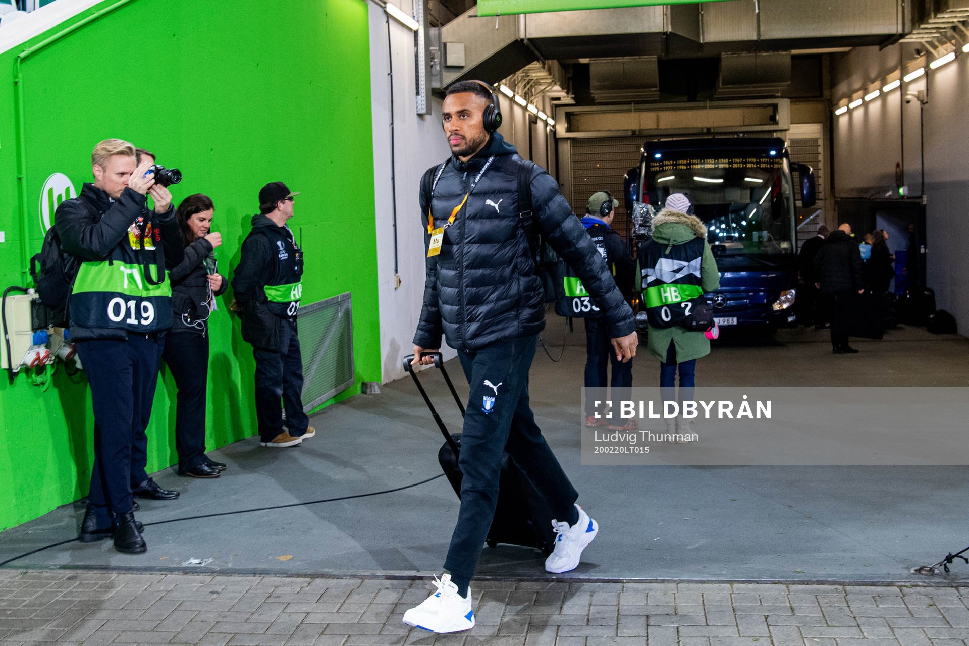 Isaac Kiese Thelin of Malmö FF arrives