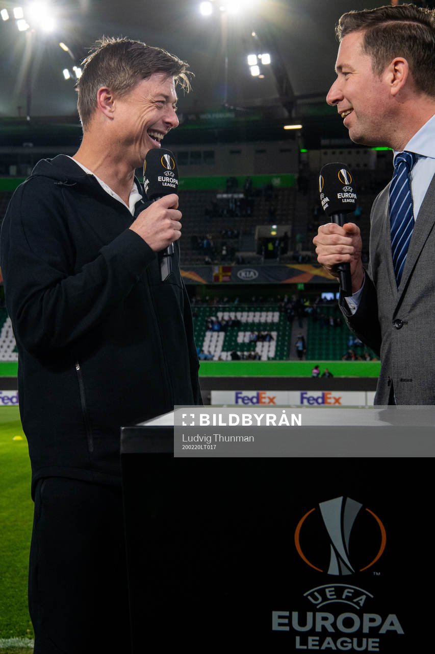Jon Dahl Tomasson, head coach of Malmö FF is interviewed