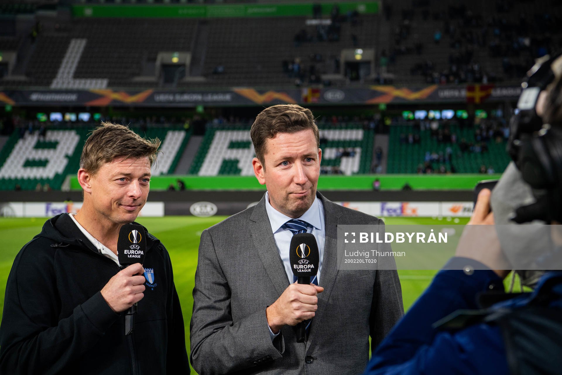 Jon Dahl Tomasson, head coach of Malmö FF is interviewed