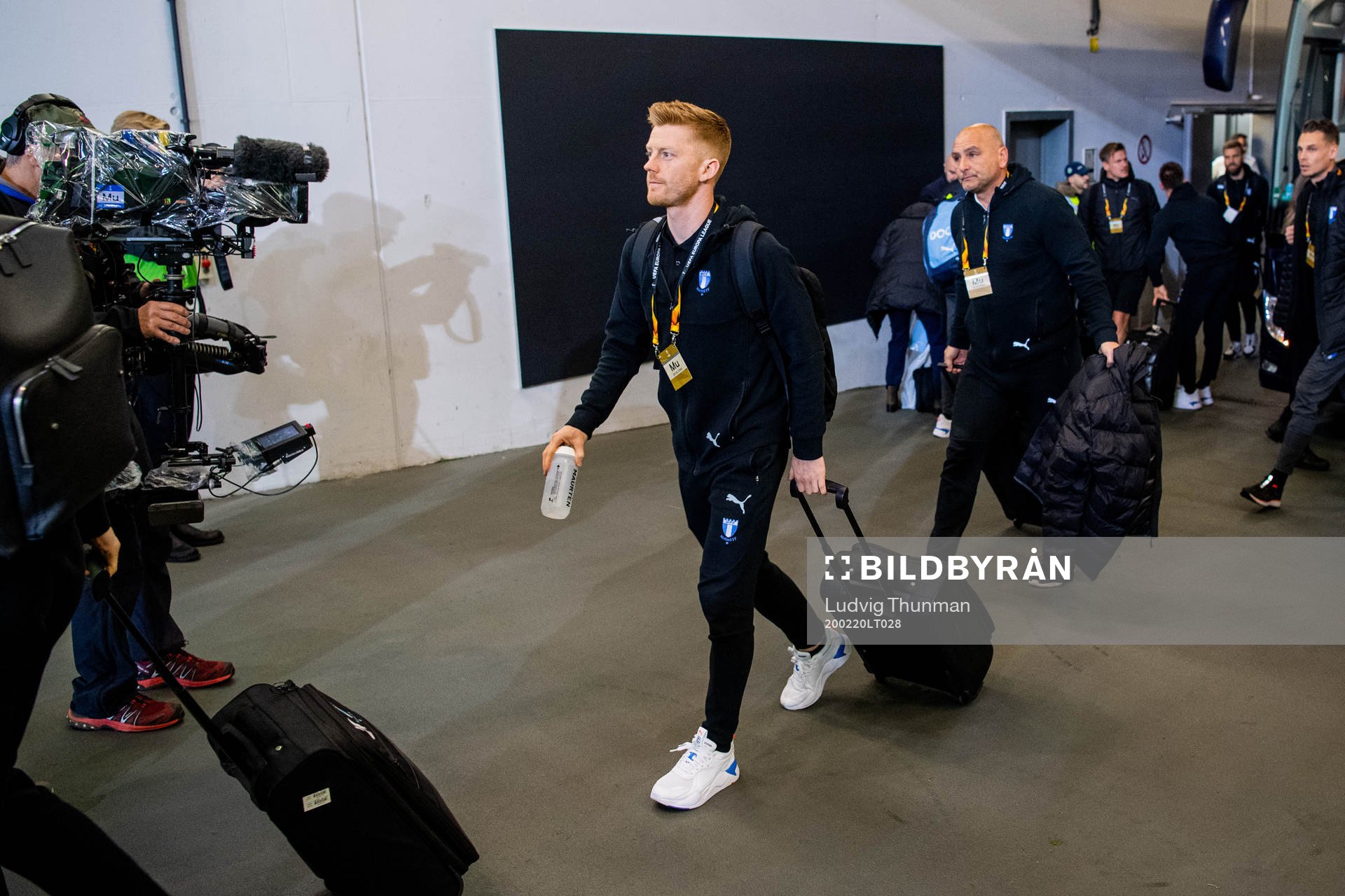 Behrang Safari of Malmö FF arrives