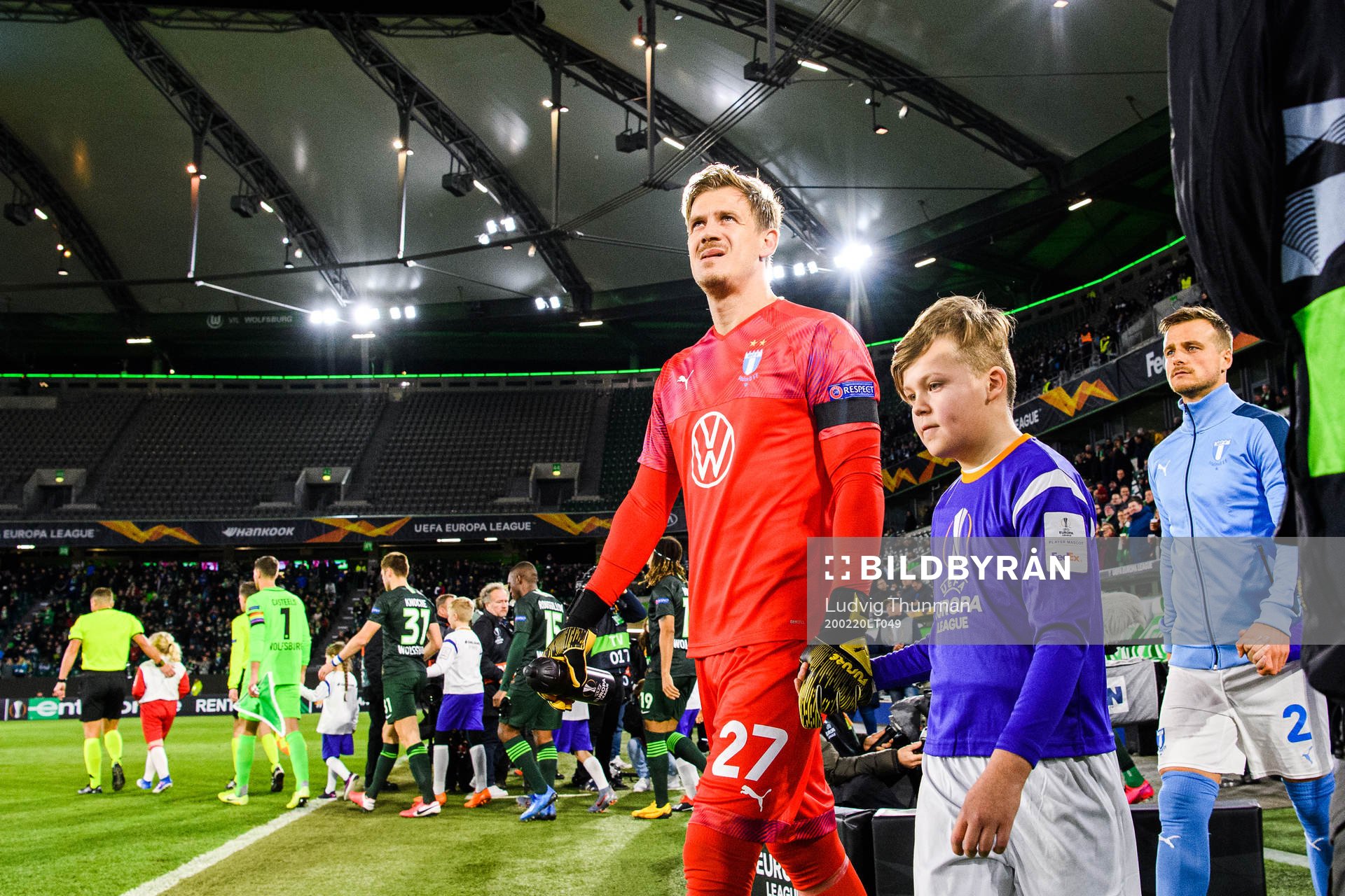 Goalkeeper Johan Dahlin of Malmö FF