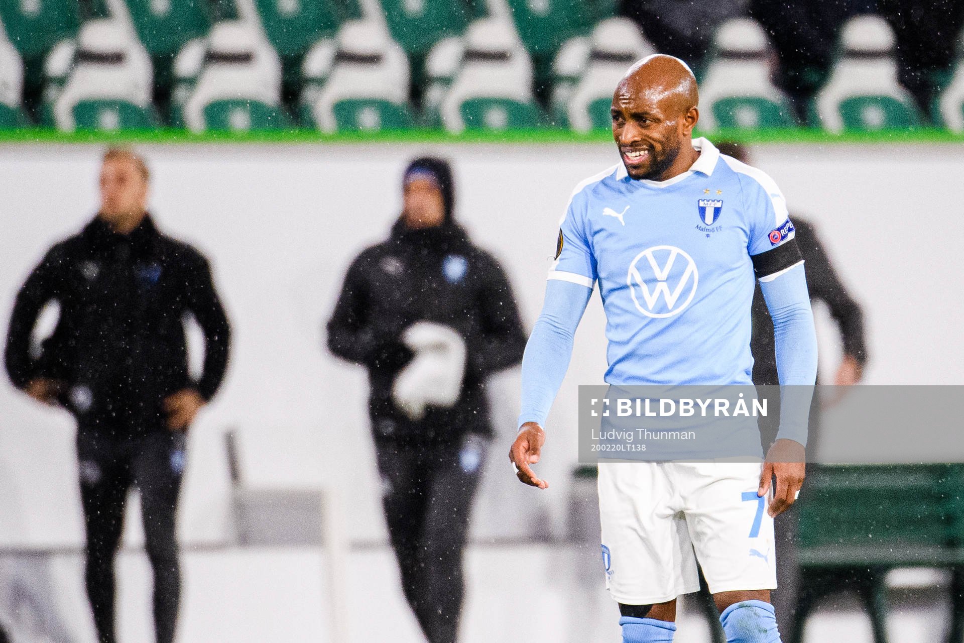 Fouad Bachirou of Malmö FF looks dejected