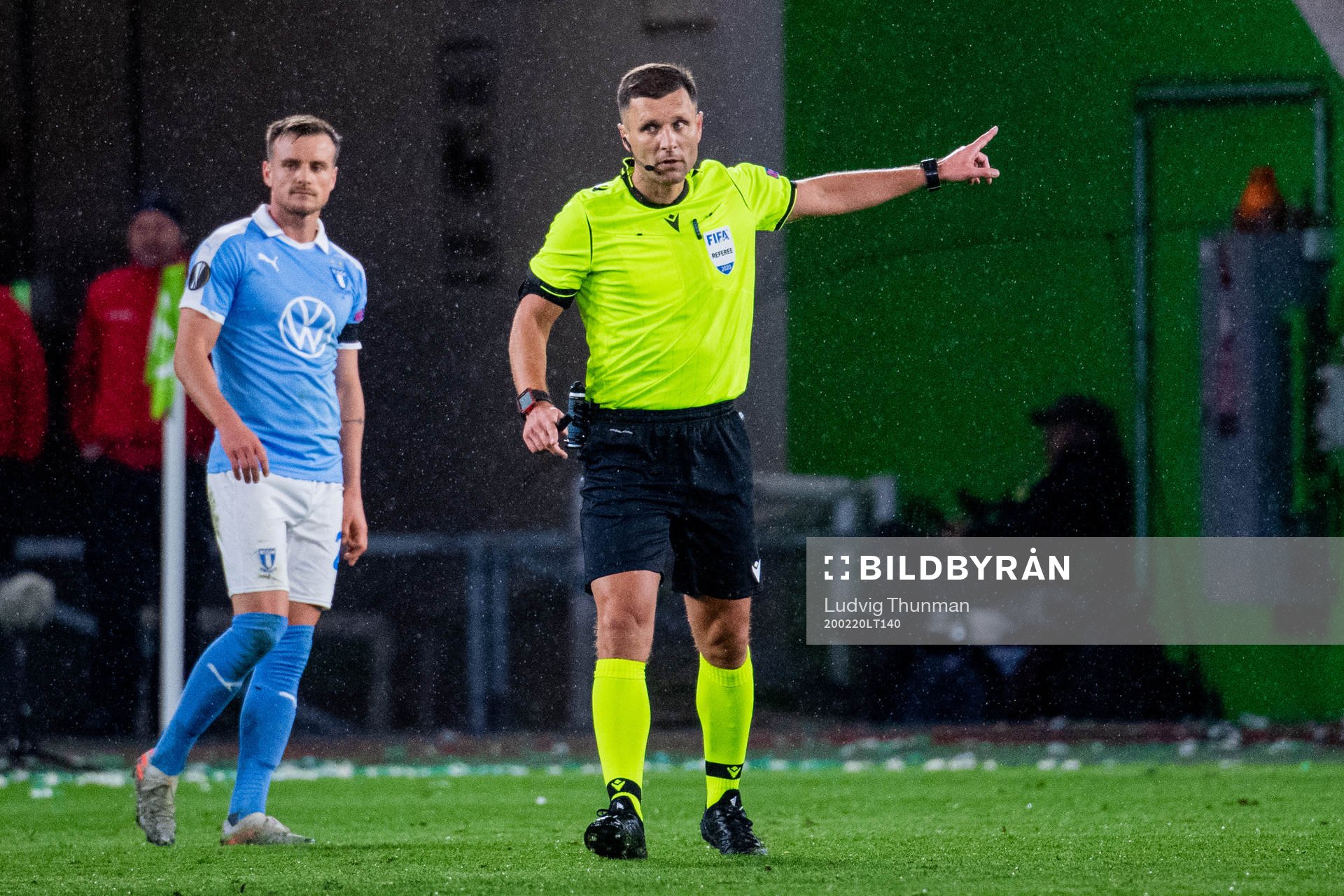 Referee Gediminas Mažeika