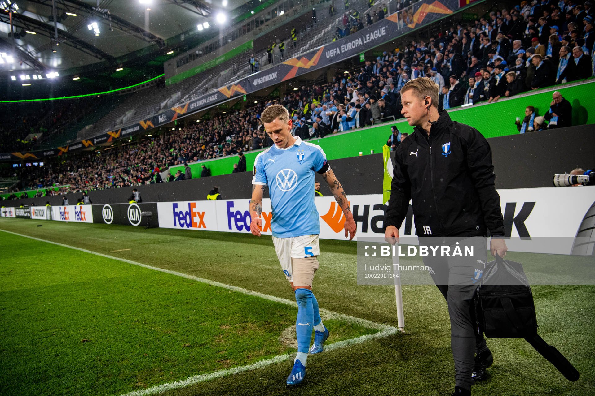 Sören Rieks of Malmö FF with a wonder leg leaves the