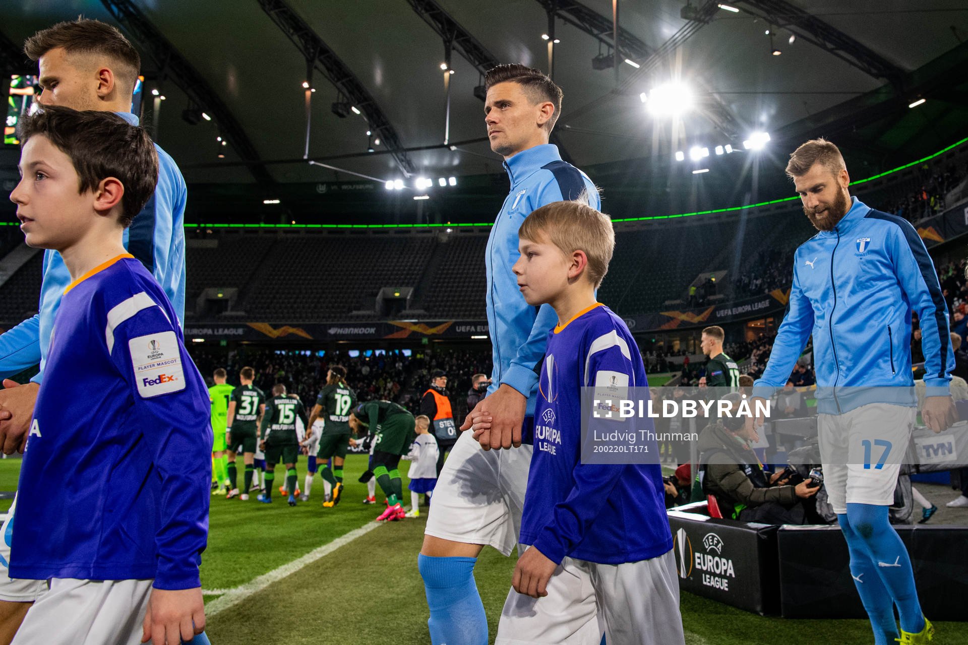 Marcus Antonsson of Malmö FF enters the pitch