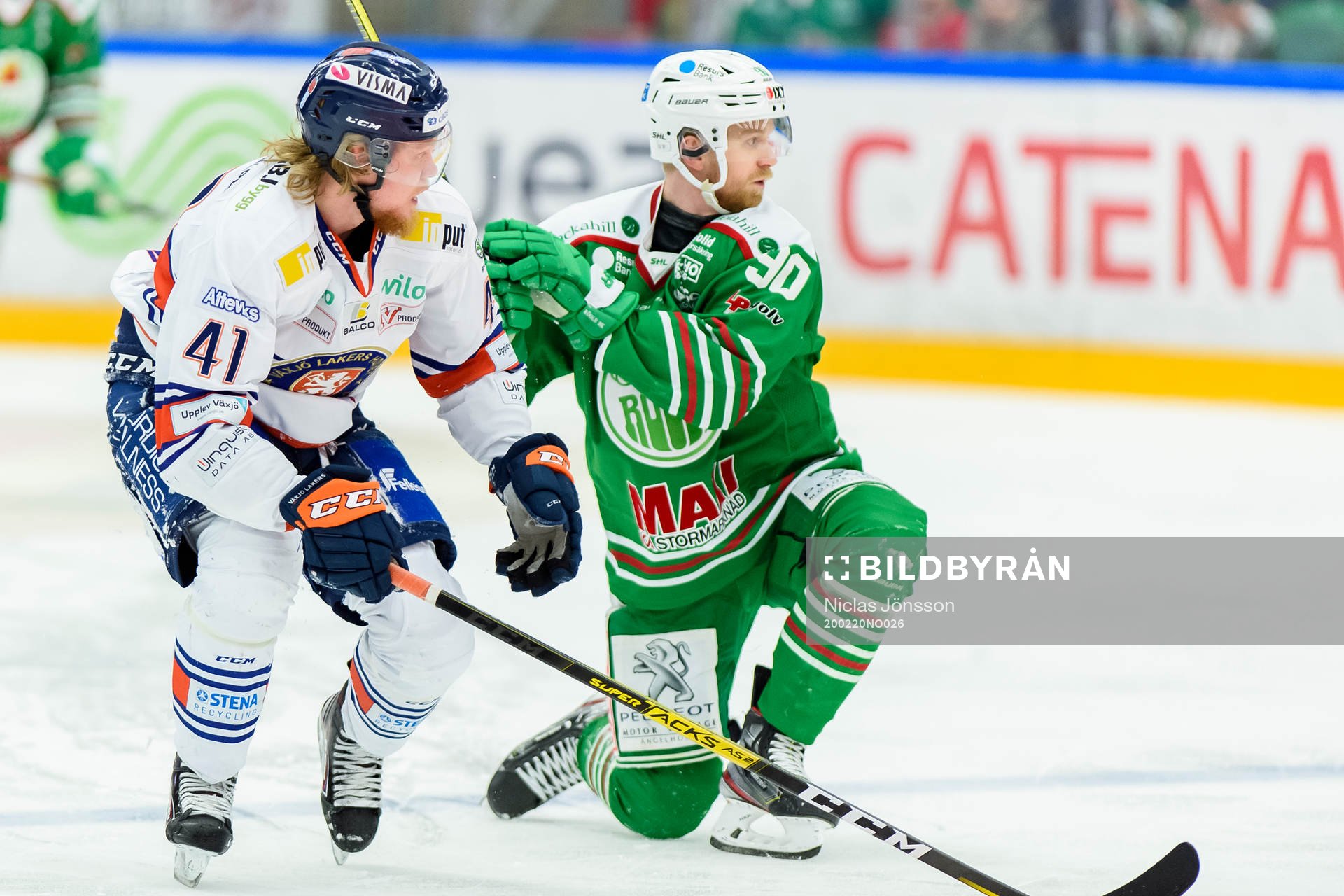Växjös Ludvig Nilsson och Rögles Ted Brithén