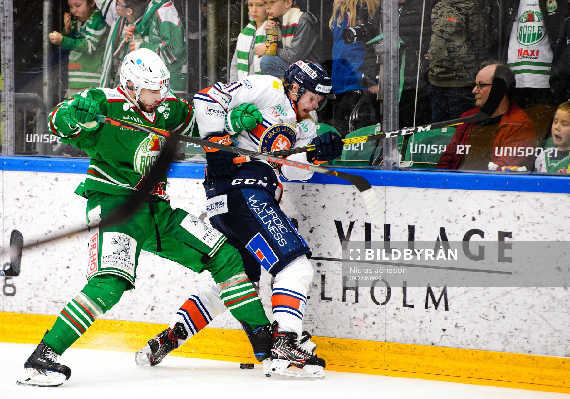 Rögles Mattias Sjögren och Växjös Ludvig Nilsson
