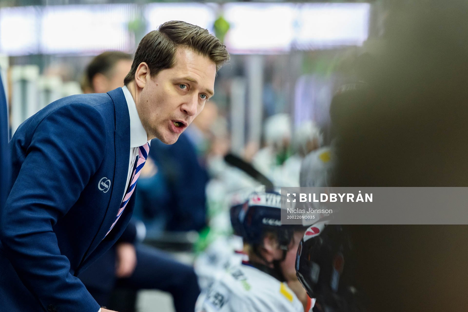 Växjös tränare Sam Hallam