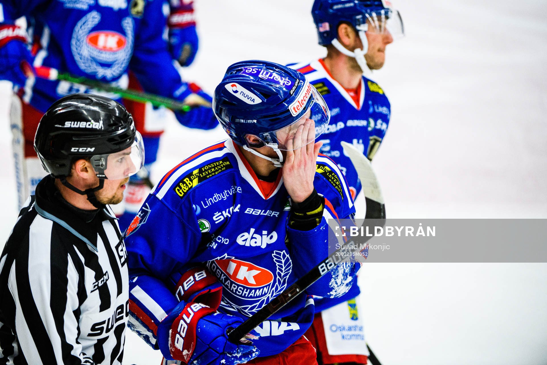 Oskarshamns Jonas Engström har ont