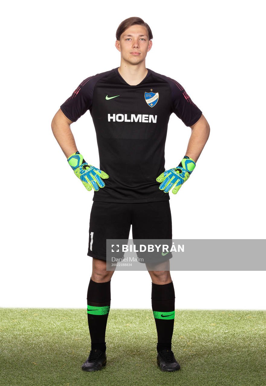 Norrköpings målvakt Julius Lindgren