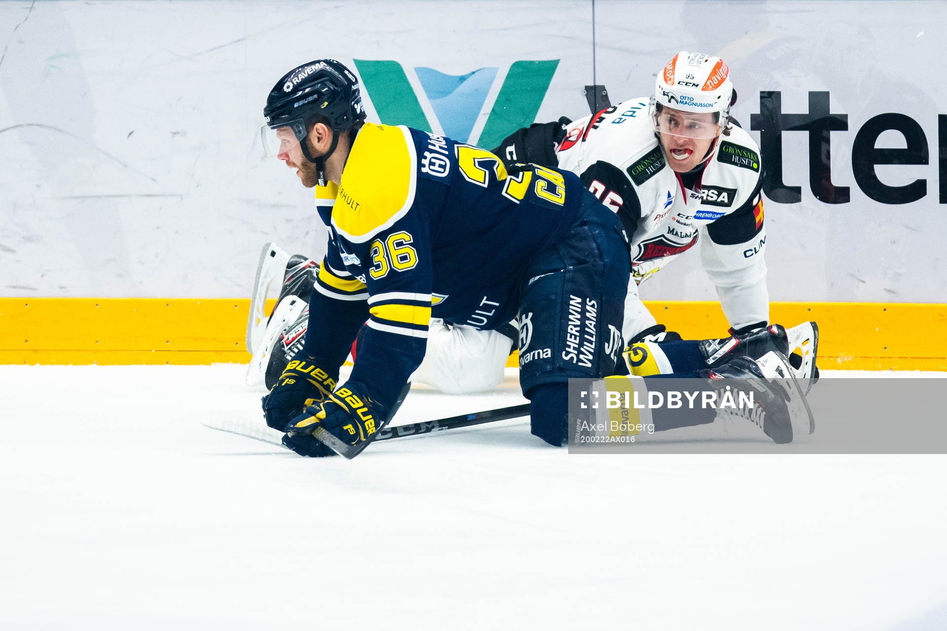 s Anthony Camara och Malmö Redhawks Carl Persson