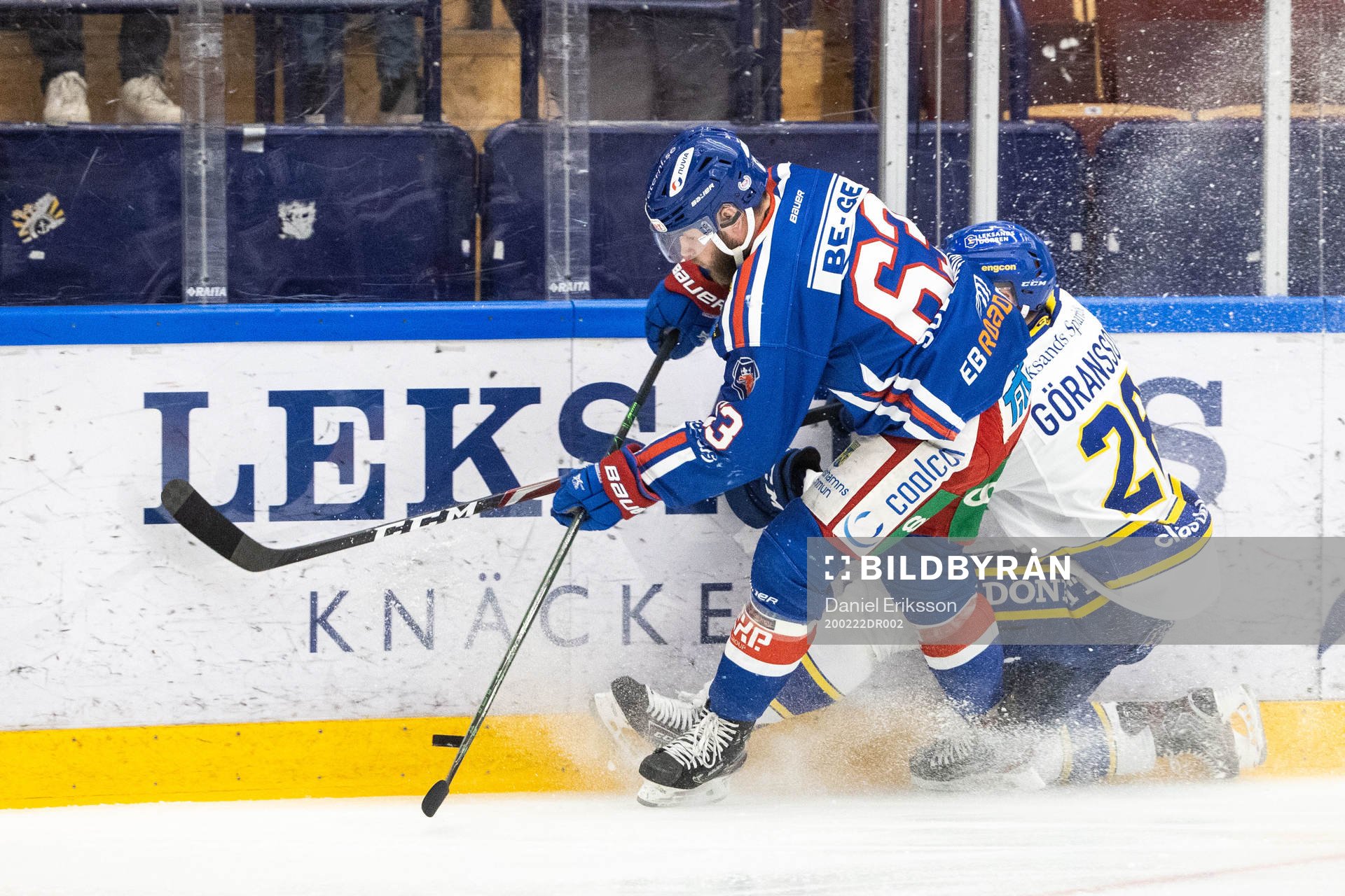 Oskarshamns Robin Söderqvist och Leksands Mattias