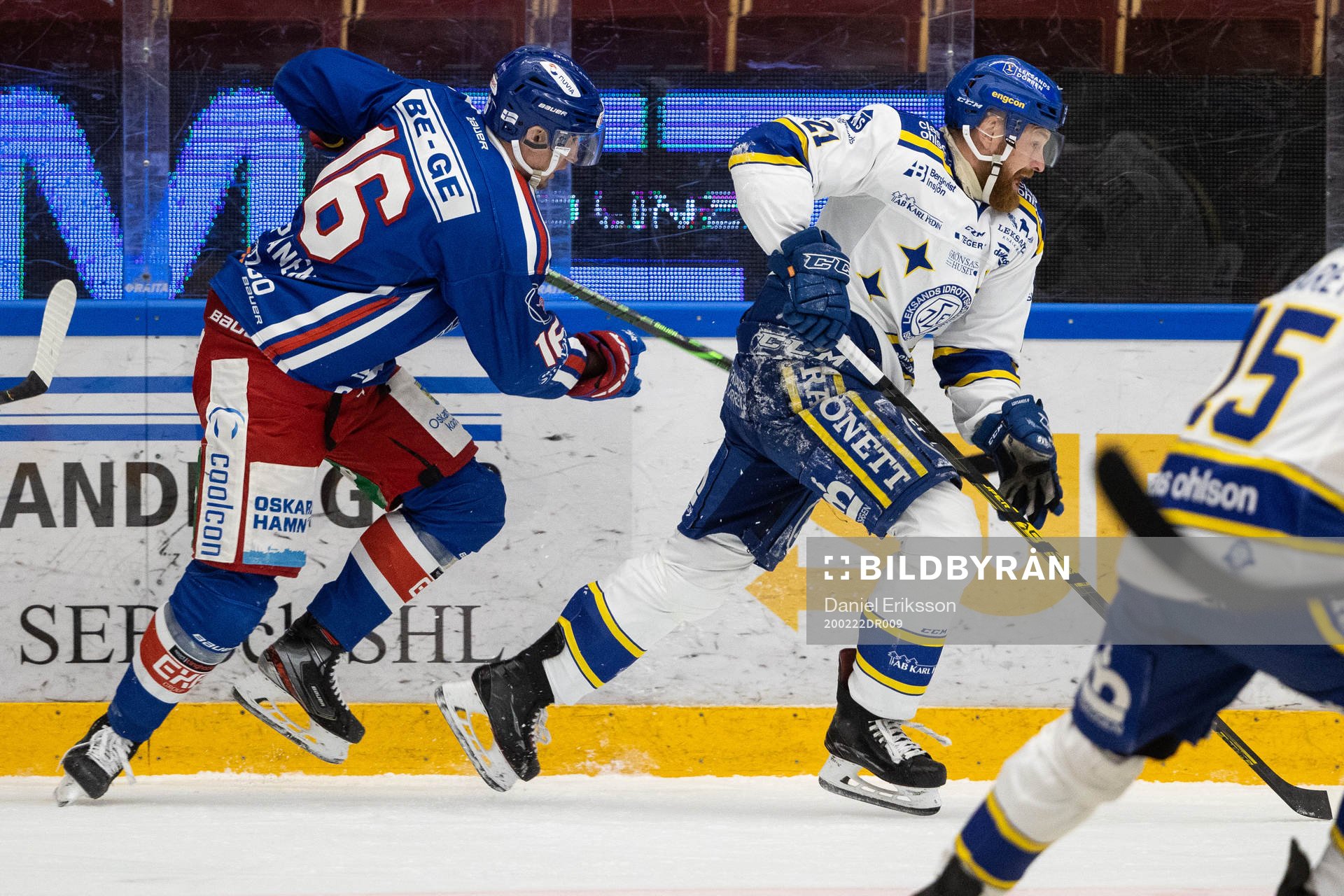 Oskarshamns Arsi Piispanen och Leksands Mattias Ritola