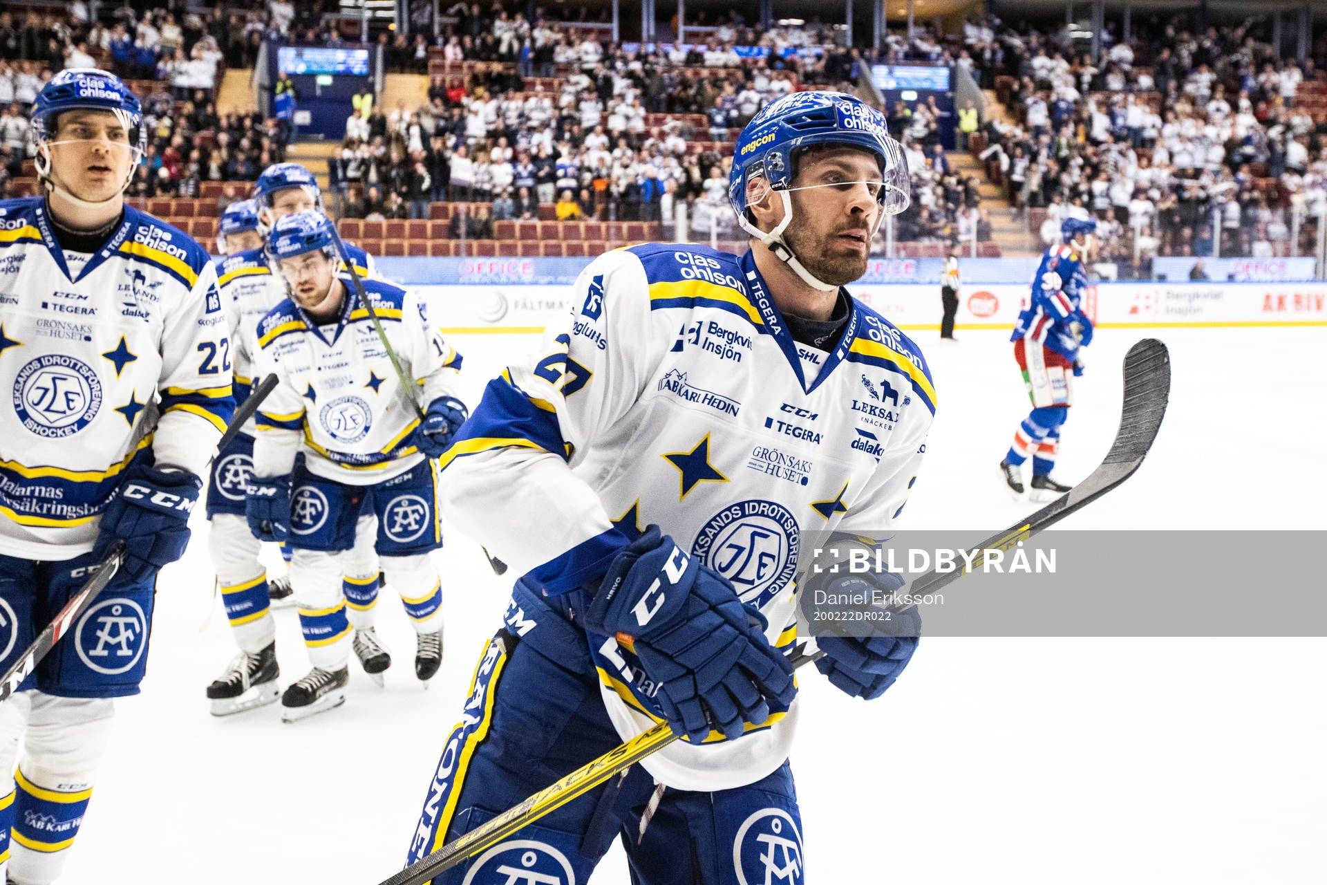 Leksands Marek Hrivik jublar