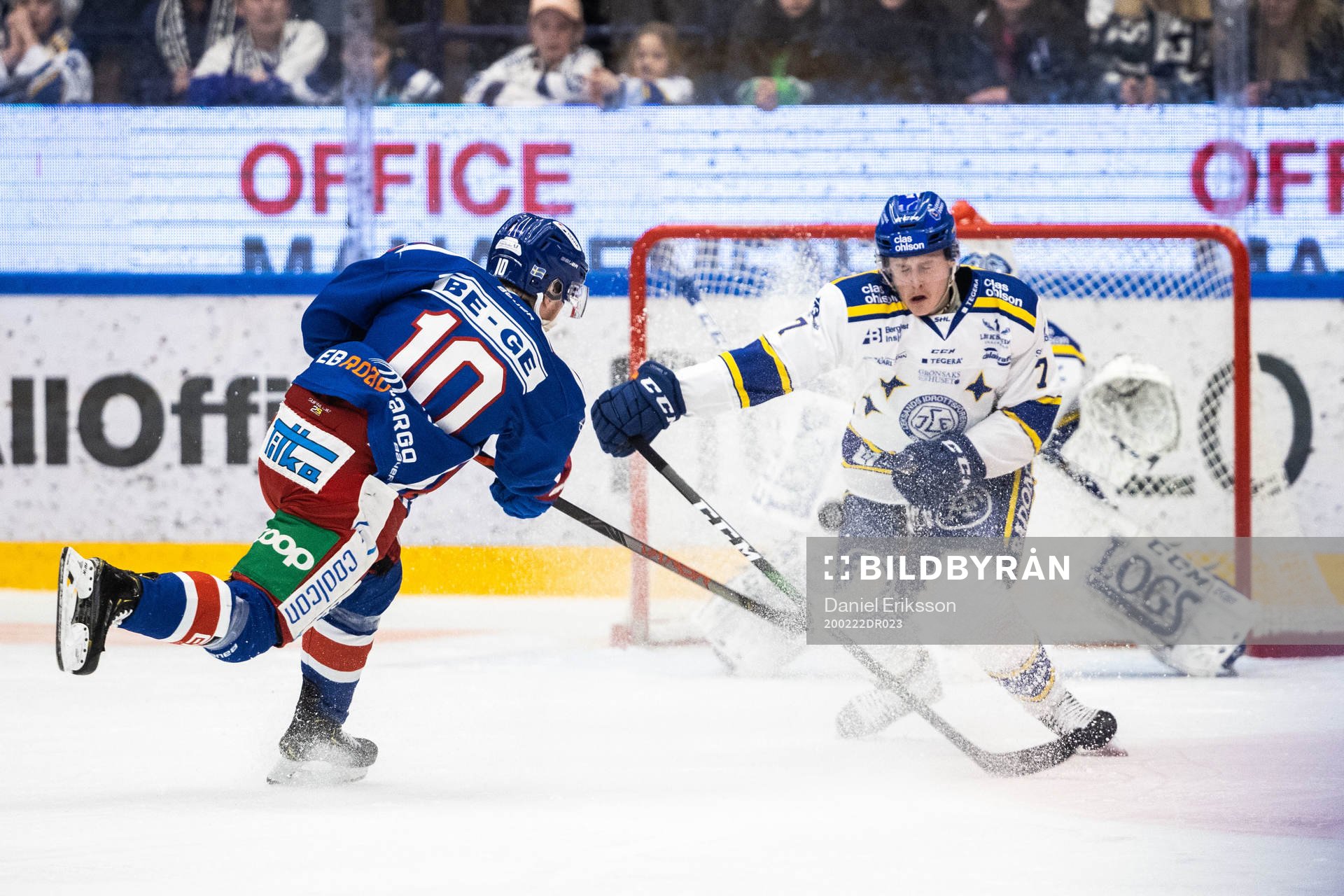 Oskarshamns Nicklas Heinerö och Leksands Lucas Nordsäter