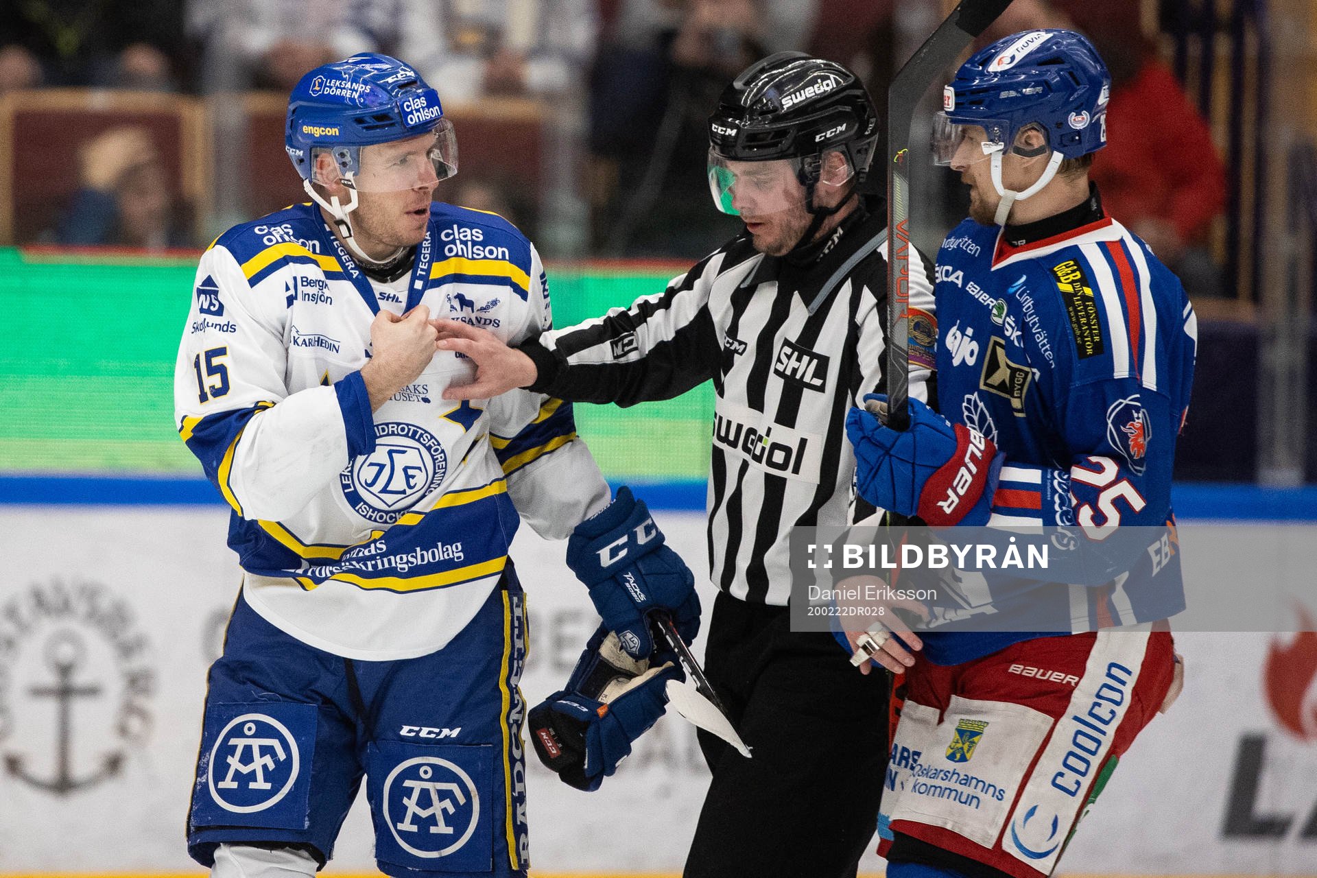 Leksands Matt Carey  och Oskarshamns Johannes Salmonsson