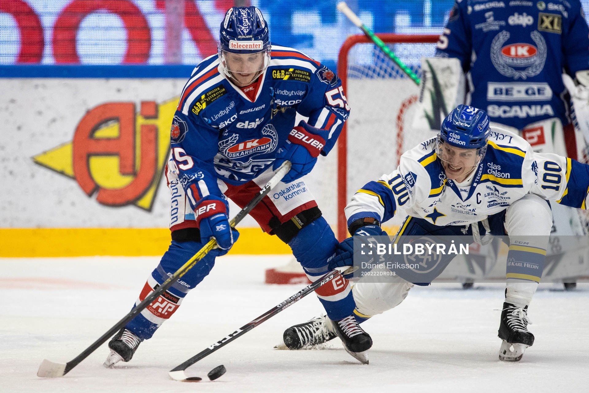Oskarshamns Ben Youds och Leksands Martin Karlsson
