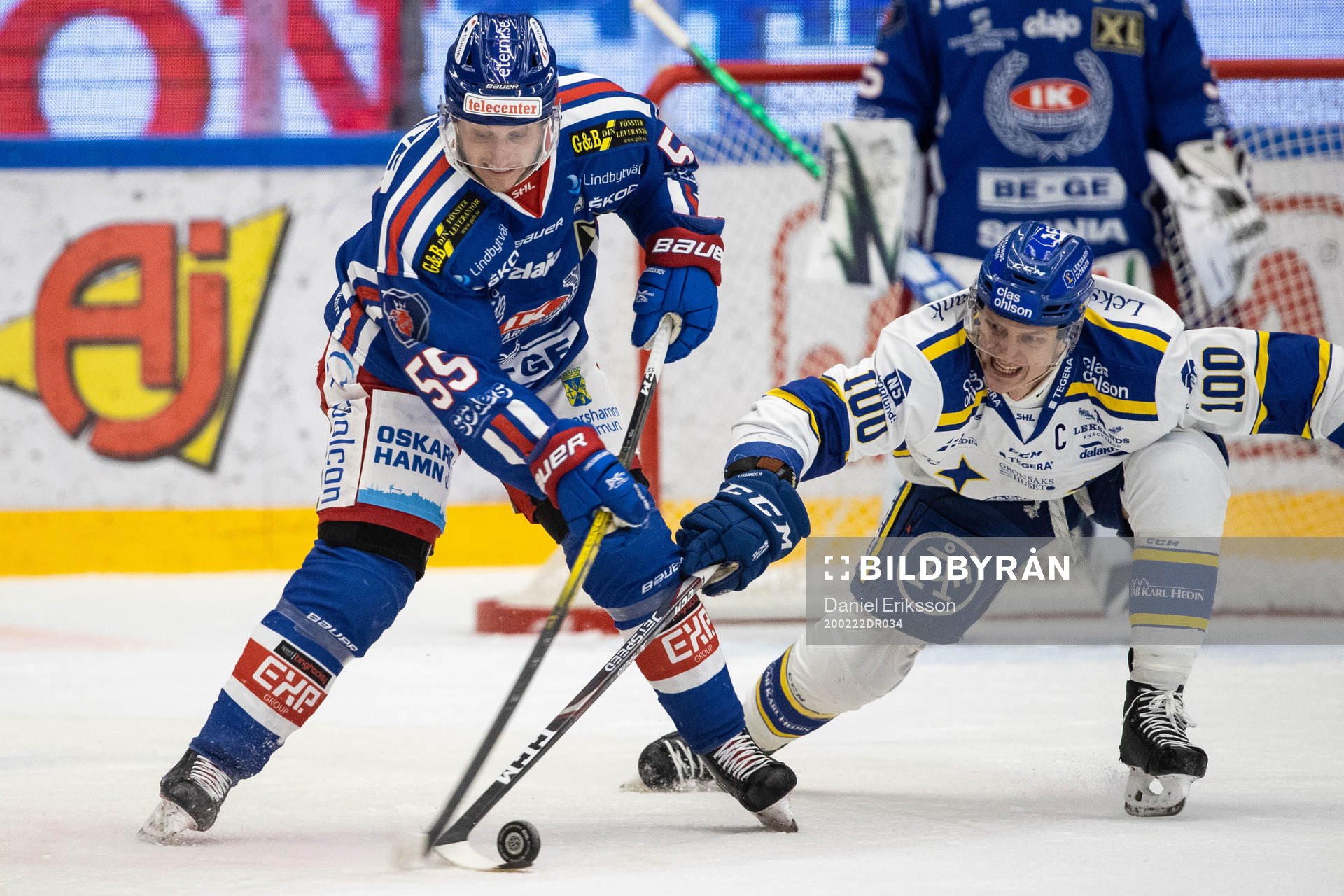 Oskarshamns Ben Youds och Leksands Martin Karlsson