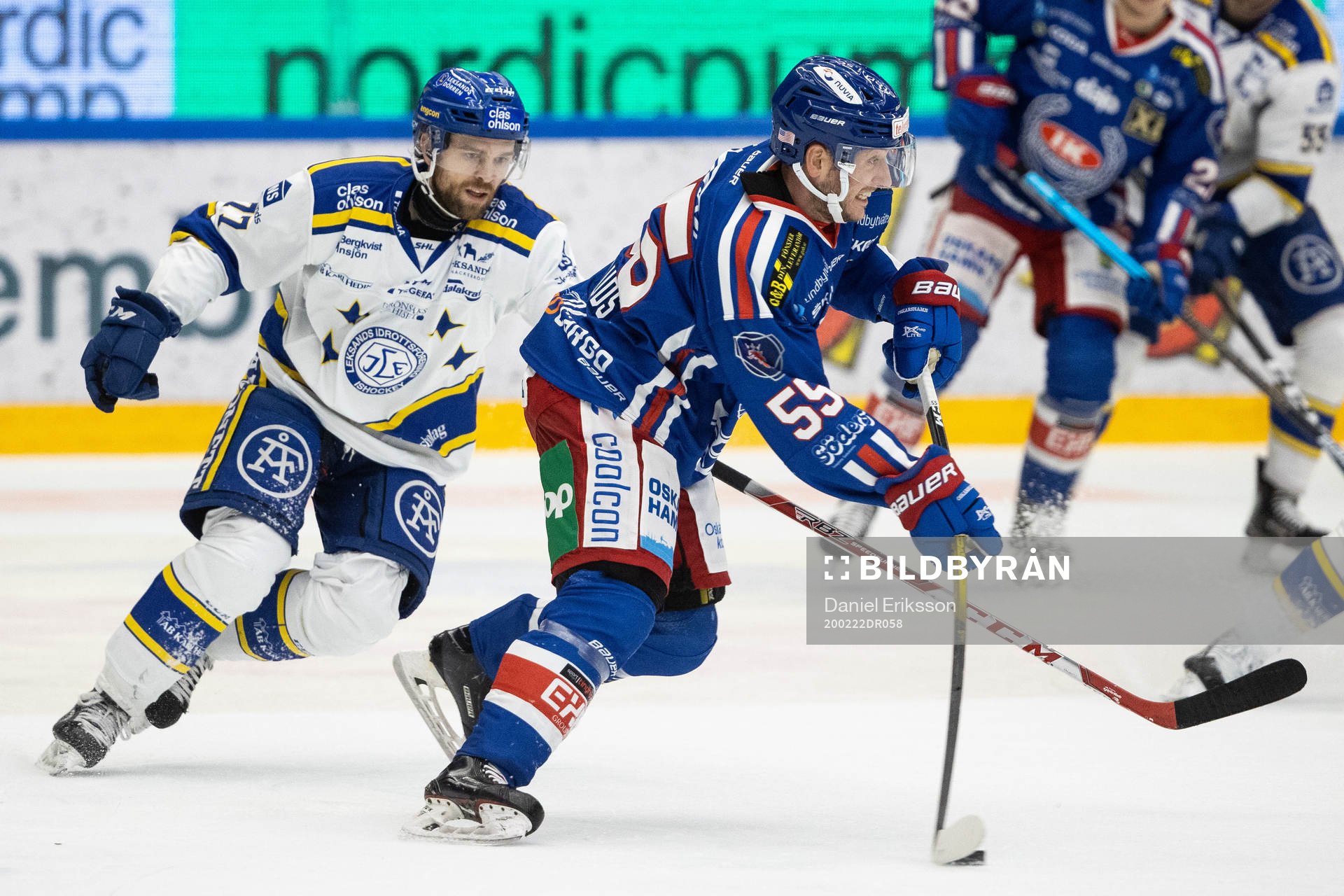 Leksands Spencer Abbott och Oskarshamns Ben Youds