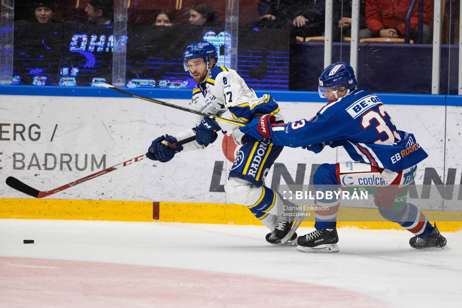 Leksands Spencer Abbott och Oskarshamns Filiph Engsund