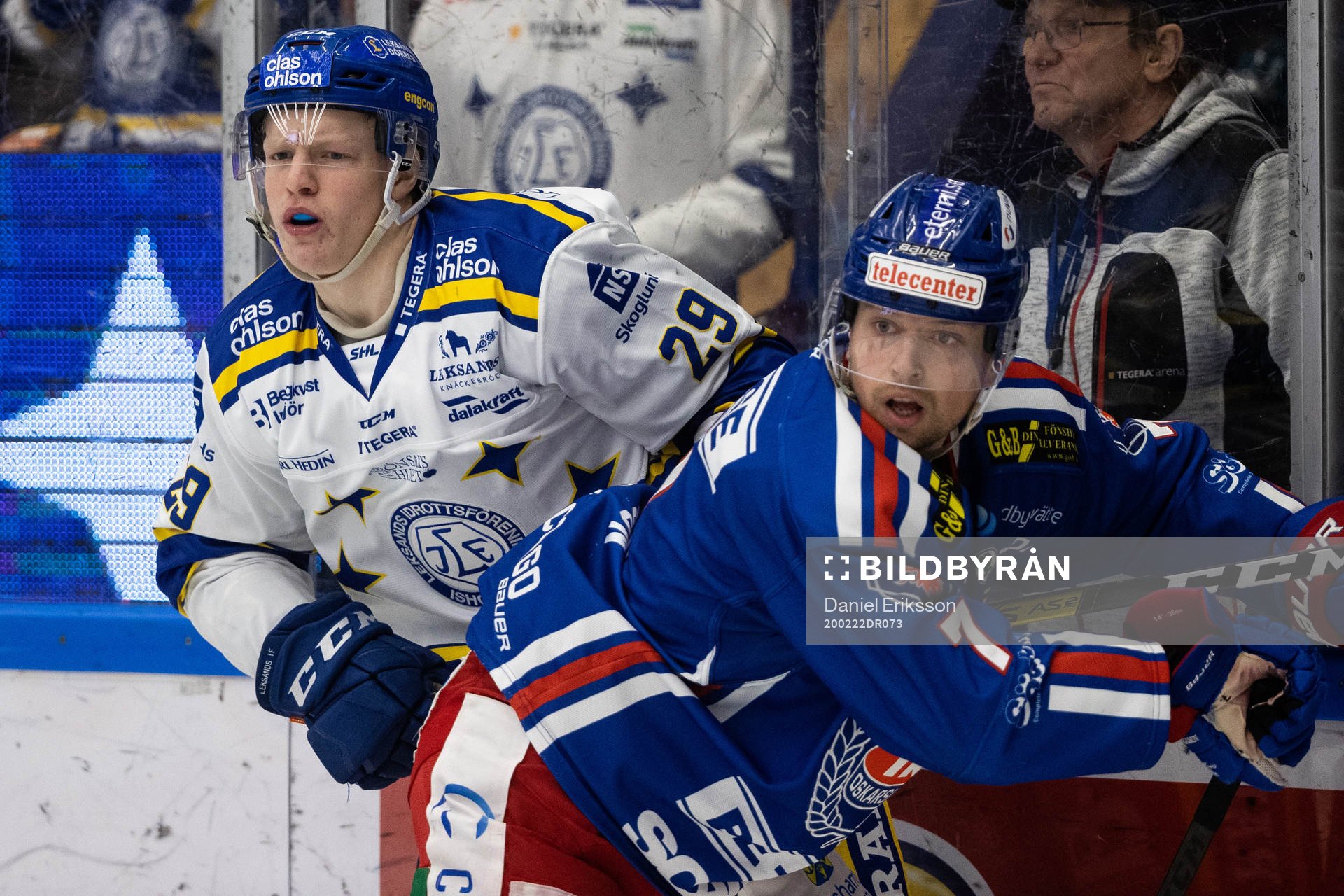 Leksands Emil Heineman och Oskarshamns Isak Pantzare