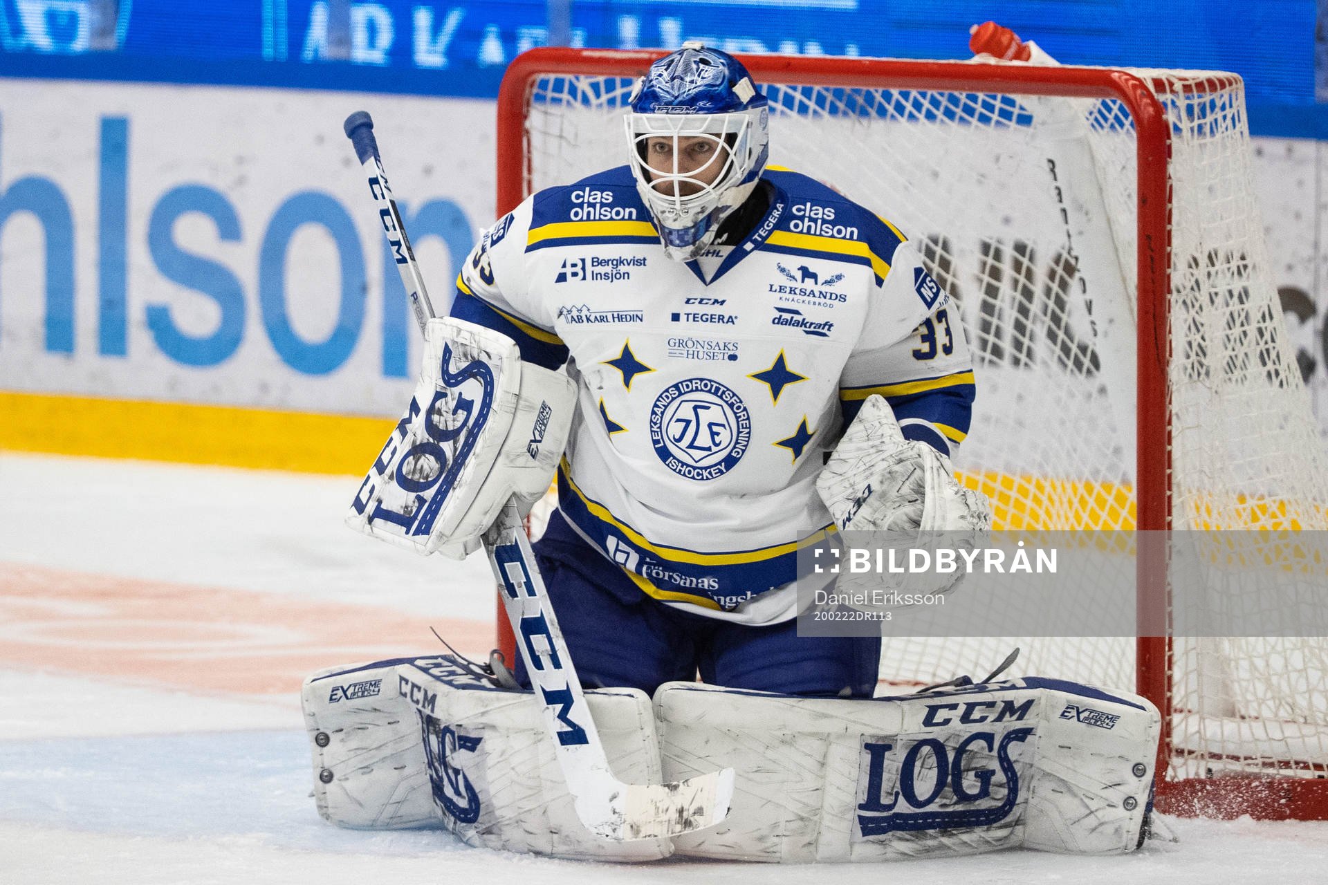 Leksands målvakt Axel Brage