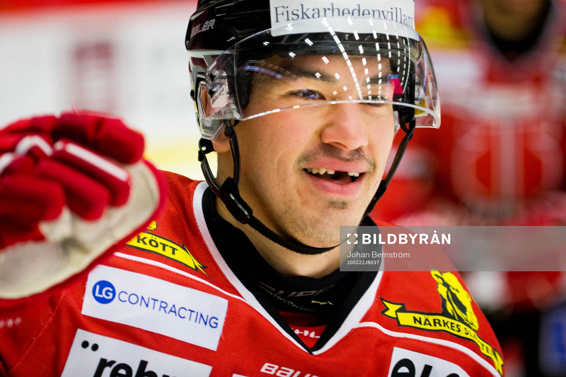 Örebros Shane Harper jublar