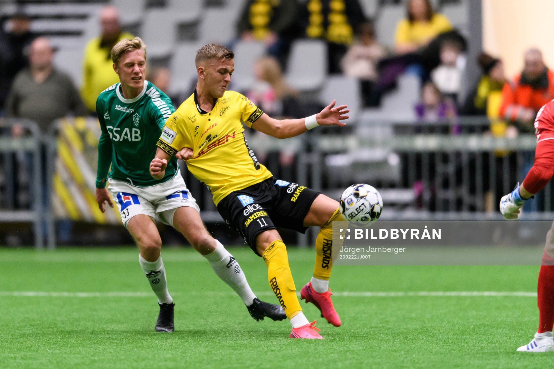 Elfsborgs Jesper Karlsson och Brages Pontus Hindrikes