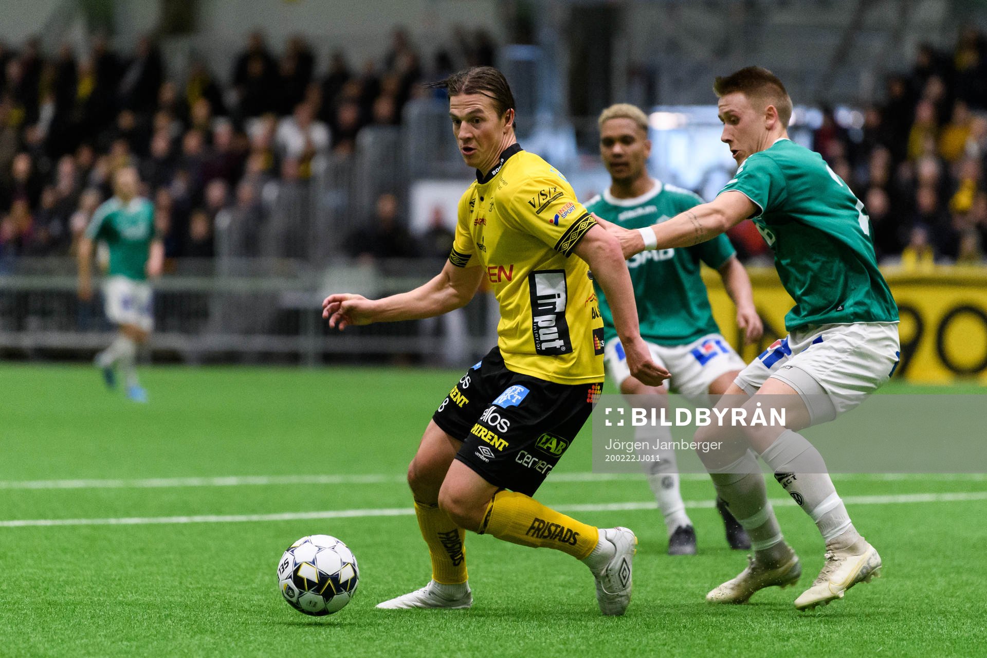Elfsborgs Simon Olsson och Brages Bjarni Mark Antonsson