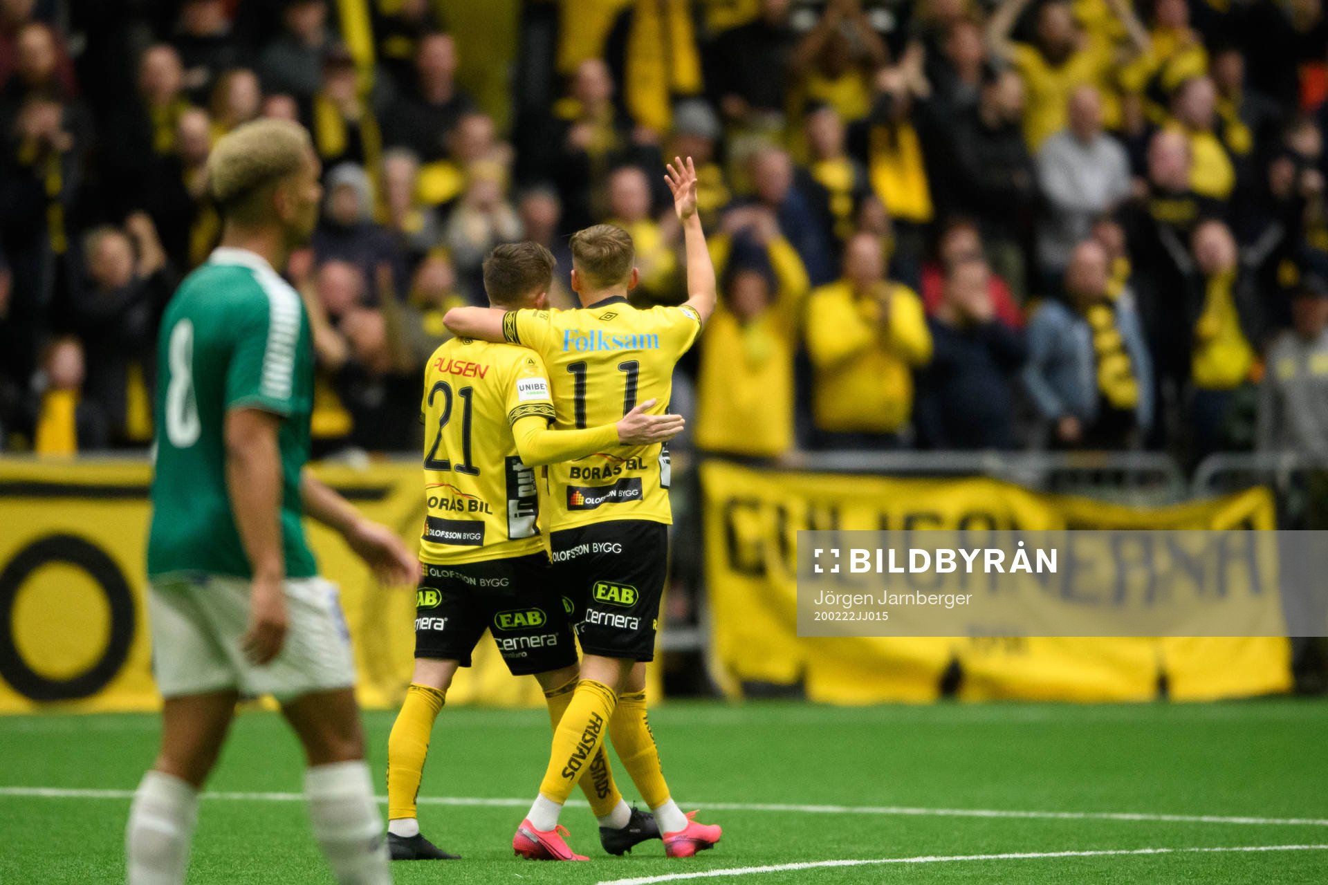 Elfsborgs Jesper Karlsson och Rasmus Alm jublar